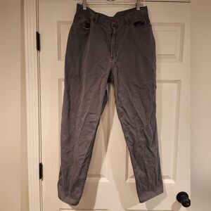 L.L Bean double L relaxed fit gray pants 16